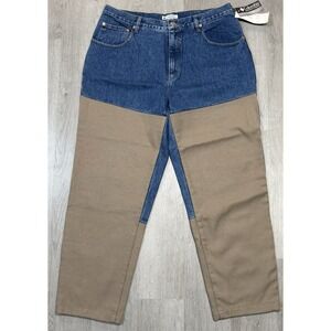 Columbia Brush Guard Upland Denim Pants Men Size 38x30 Washed Indigo Hunting NWT